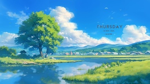 治愈户外湖泊