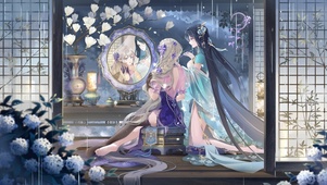 雨中美少女