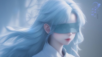 古风 蒙眼少女