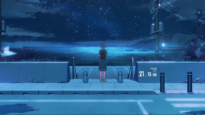 星空与海