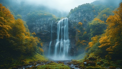 幽瀑秋韵