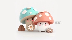 可爱蘑菇