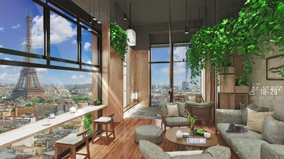 夏日舒适阳光客厅