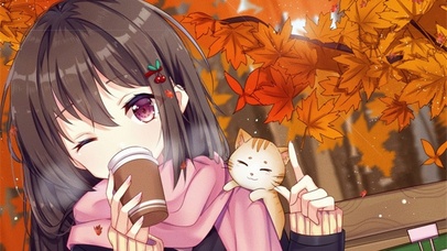 枫叶少女猫猫咖啡