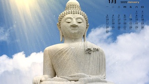 庄严的佛像
