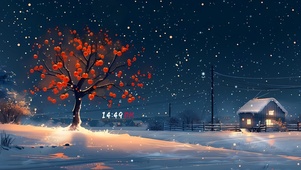 冬夜(风景动态壁纸) - 动态壁纸下载 - 元气壁纸