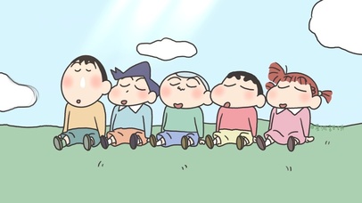 蜡笔小新超绝松弛感