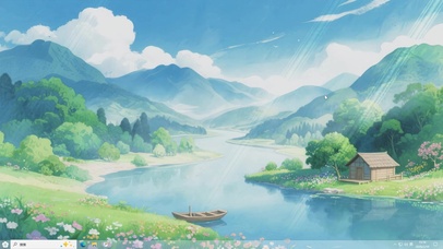 河畔的风-桌面主题