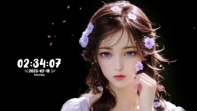 治愈长发阳光女孩