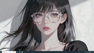 清纯禁欲系眼镜少女主题