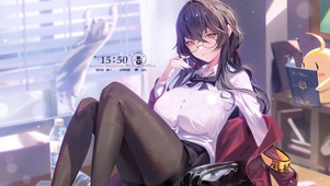 4K性感黑丝清纯少女