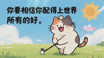 温馨治愈系文字桌面