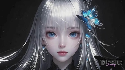 国风金属质感美女