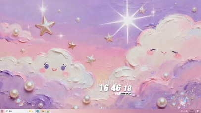 护眼云朵桌面主题