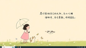 自信勇敢 保持善良