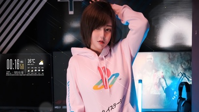 短发卫衣美女【4K-高清】