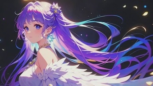二次元氛围感少女