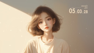 甜美可爱少女