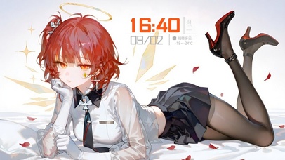 趴着的黑丝少女-新约能天使