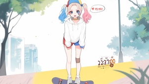 你好！ 可爱小丑女