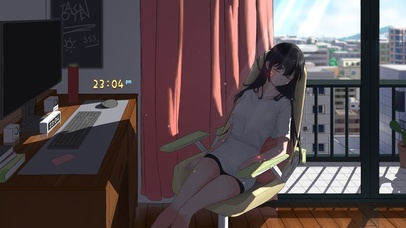 4K动漫房间女孩