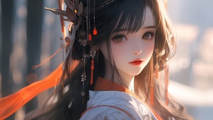 风中少女