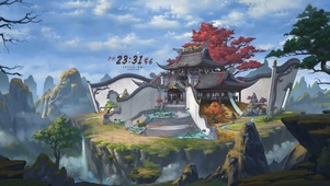 4K古风山庄书院
