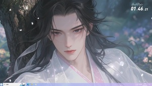 帅气清澈美男子