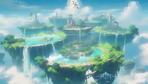 浮岛仙境