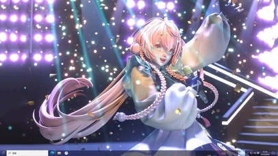 4k闪亮舞台上的美少女