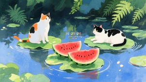 西瓜猫咪