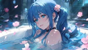 泡浴中的格温