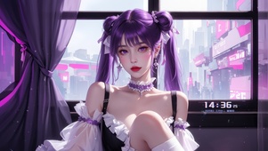 双马尾电竞女生