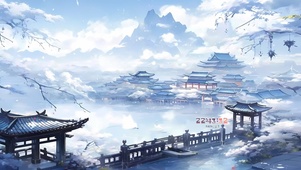 雪景长安
