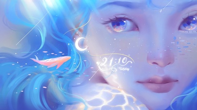 治愈系海中美女