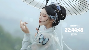 唯美清纯古风美女