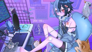 4K炫酷少女房间