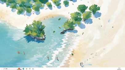 夏日海滩  主题