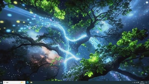 治愈流光神秘之树