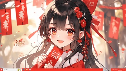4K可爱古风萝莉主题