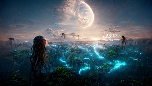 4K 梦幻科技外星世界