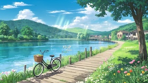 乡村夏日风景