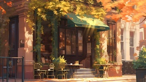 秋日咖啡店