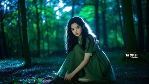 森林中的少女