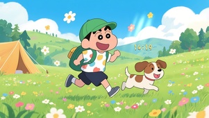 蜡笔小新快乐出游