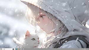 雪地少女