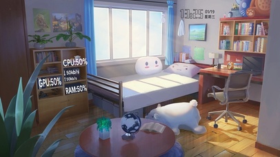 午后阳光的房间