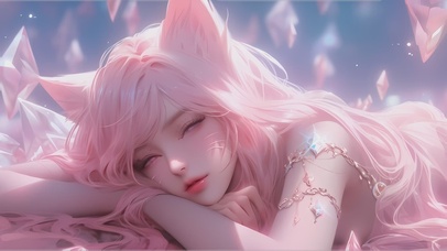 4K，动态，可爱唯美猫耳阿狸