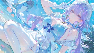 坎特蕾拉-海边泳装少女