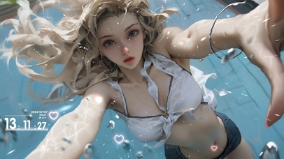 4K性感AI二次元美女